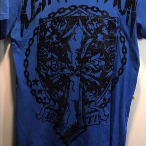 Y2K Vintage Style Graphic T-Shirt - "Reinvention 1977" Blue Streetwear UnisexTee - Picture 4 of 8